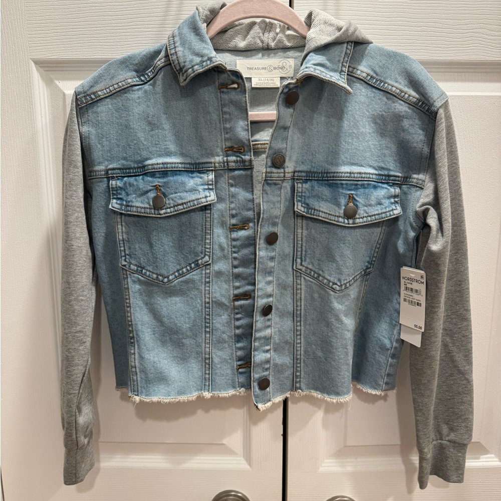 The Original Arizona Jean Co. Denim Jacket with Hoodie